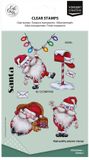 Vaessen Creative Clearstamps Christmas santa 1
