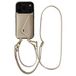 Selencia Sera Telefoonhoes met Koord en Envelop Pashouder voor de Apple iPhone 18 Pro Max / 17 Pro Max - Champagne