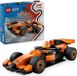 LEGO City McLaren voiture de course avec pilote de Formule 1, jeu de construction avec 86 pièces, jouet pour enfants à partir de 6 ans