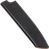 Nesmuk leren messenhouder 21 cm - antraciet - LSS1401