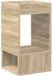 vidaXL Bijzettafel Sonoma Eik 30 x 30 x 56 cm Bewerkt hout