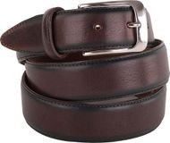 Profuomo Leren Riem Polish Bruin - Maat 110 - Heren