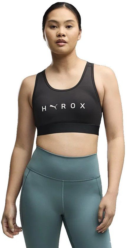 Puma X Hyrox Sportbeha Medium Impact Zwart XL Vrouw