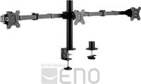 LogiLink 3-weg monitorhouder 17 - 27 inch, verstelbare armlengte, zwart
