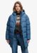 Superdry Sportieve Gewatteerde Jas Met Capuchon Dames Polyester Dry Slate Blue Maat 10