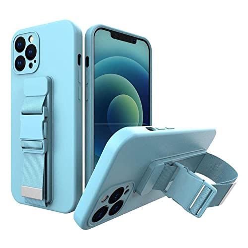 Lmobile Siliconen beschermhoes voor Samsung Galaxy A42 5G, blauw