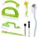 Unyqoos® Complete set van 8 multifunctionele borstels voor voegen en moeilijk bereikbare plekken