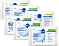 NIVEA 3-in-1 Verfrissende Reinigingsdoekjes - Make-up Remover Doekjes - Normale tot gemengde huid - Lotusbloemextract - Gezichtsreiniger - 6 x 25 stuks