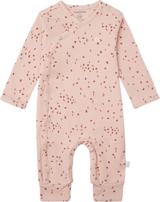 Noppies Rompertje Nuuk Lange Mouw Unisex Rose Smoke Maat 44