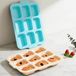 9-mini broodpan beige&groen - Set van 2