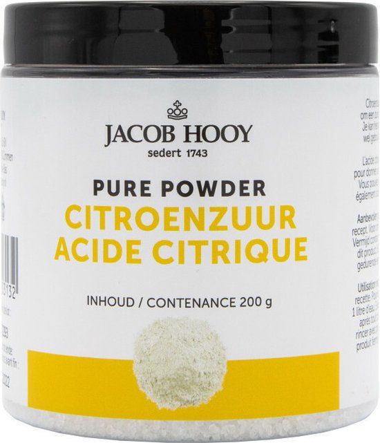 Jacob Hooy Citroenzuur Poeder 200 gr