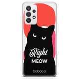 ERT GROUP mobiel telefoonhoesje voor Samsung A32 4G LTE origineel en officieel erkend Babaco patroon Cats 004 optimaal aangepast aan de vorm van de mobiele telefoon, gedeeltelijk bedrukt