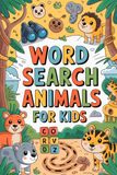 Word Search Animals for Kids: Gifts Ideas for Children: Interactive Puzzle Workbook for Ages 6-8 with Fauna Theme