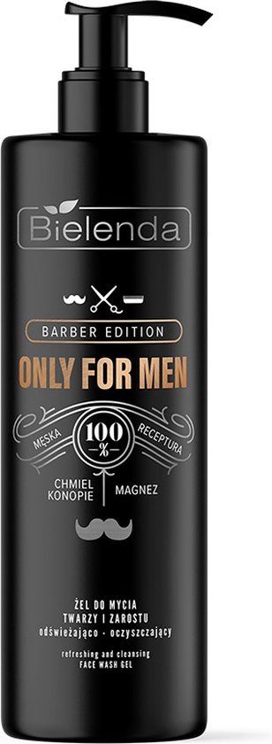 Only For Men Barber Edition - Gezichts- en Baardgel - 190g
