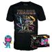 Funko POP & TEE: Marvel- Thanos (BKLT)- Medium - 0889698636018