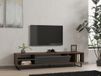 Asir Group Eray TV-meubel | 100% MELAMINE | Walnoot, Antraciet