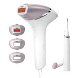 Philips Lumea IPL-ontharingsapparaat 8000-serie - ontharingsapparaat met SenseIQ-technologie, 4 opzetstukken en Satin Compact-pentrimmer, voor gebruik met snoer (model BRI949/00)