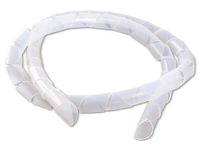 QUADRIOS spiraalslang 2111C142, Wit, PE, 10 m