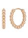 GOOD.designs Roestvrij stalen creolen voor dames, creolen met ballen (15 mm), mini-creolen van 18 karaat goud, roségoud of zilver, waterdicht en hypoallergeen