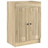 vidaXL Badkamer onder wastafel kast Sonoma Eiken 78,5 x 37,5 x 81 cm