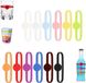 Leersao Set de 12 marqueurs de verre en silicone