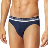 Uncover by Schiesser Schiesser Uncover Slip Set van 6 Mannen Zwart / donkerblauw Effen 3XL