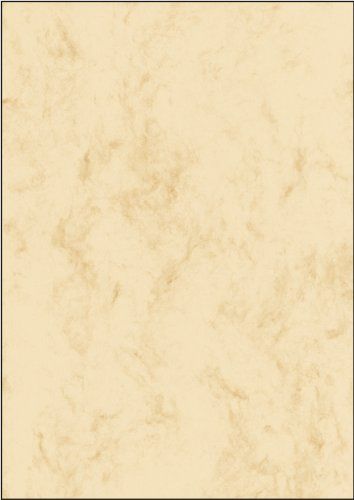SIGEL DP397 Gemarmerd Karton/Papier Beige, A4, 50 Vellen, Motief Aan Beide Zijden, 200 G