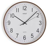 Versa Wandklok, kunststof, kwarts, MDF, 5,5 x 40 x 40 cm