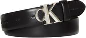 Calvin Klein Dames CK GESP 30MM VASTE RIEM LV04F7054G Riemen, Zwart (ZWART/OUD ZILVER), 80