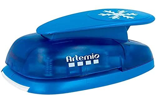 Artemio - Motiefpons - Sneeuwvlok - 5 cm - Blauw
