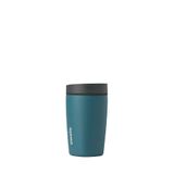 Owala SmoothSip Slider geïsoleerde roestvrijstalen koffiekop, herbruikbare ijskoffie, warme koffie reismok, BPA-vrij 350 ml, High Dive