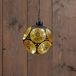 Anna's Collection Boule de Noël en verre LED Marrakech 10 lumières or Ø 12cm