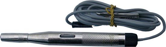 SW-Stahl 32200L Messing Testlamp, 6-12 Volt, Vernikkeld