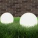 vidaXL Lampes LED rondes 2 pièces 30 cm PMMA