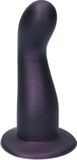 Ylva & Dite Leda Siliconen G-spot / Prostaat Dildo - Donker Paars Metallic
