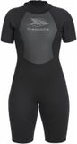 Trespass Dameswetsuit Astor - 3 mm Kort Neopreen - Zwart - Maat S