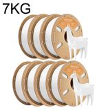 PLA+ Filament - Filament pour imprimante 3D - Diamètre 1,75 mm - Tolérance ±0,03 mm - Bobine de 7 kg - Blanc