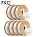 PLA+ Filament - Filament pour imprimante 3D - Diamètre 1,75 mm - Tolérance ±0,03 mm - Bobine de 7 kg - Blanc
