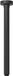 Hotbath Cobber Plafondbuis rond - 30 cm - PVD - noir brossé CB453MBP