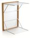 Étagère à linge murale en bois de cerisier - Étagère à linge pliable en bois - Fermable - 13 m extensible