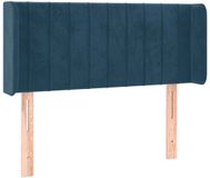 vidaXL Hoofdbord 83x16x78/88 cm Fluweel Donkerblauw