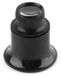 loupe pour bijoutiers, loupe avec clip pour les yeux, noir