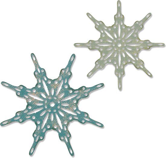 Sizzix Thinlits snijmal - Sneeuwvlokken - 2 stuks