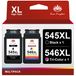 Canon Cartouches d'encre PG-545XL et CL-546XL pour Canon Pixma, pack de 2