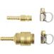 Högert Connecteur rapide pour tuyau d'air comprimé 8 mm, 4 pièces