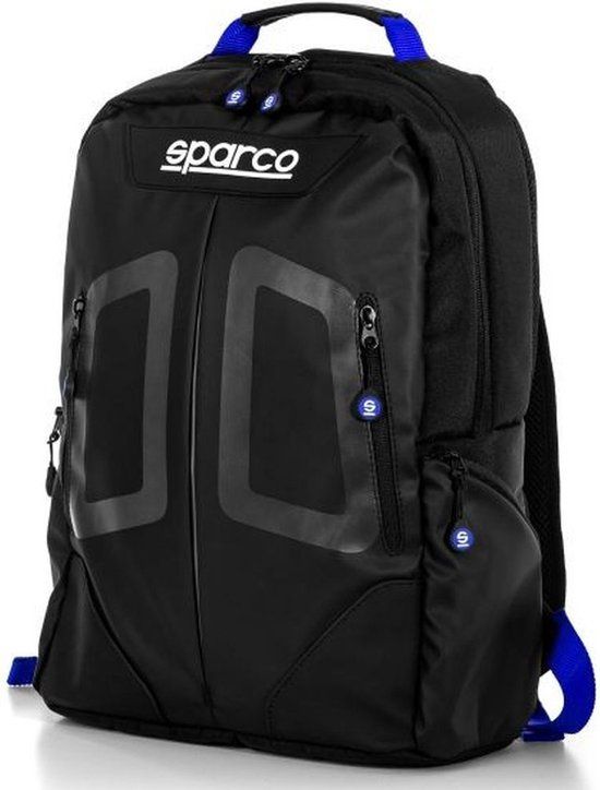 Sparco Formule 1 Rugtas - 15 Liter - Zwart/Blauw