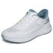 Skechers Slip-ins: Go Golf Flight Spikeless Lace Up Mesh Sneakers For Men Golfschoen Heren, Wit lichtblauw, 40 EU