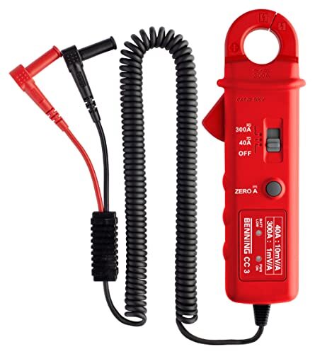 Benning CC 3 AC/DC-stroomtangenadapter (voor uitbreiding van het stroombereik, weergave digitaal via multimeter, tangenopening 25 mm) 44038