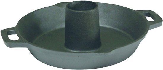 Grizzy Grills Grizzly Grills Gietijzeren Chickensitter – Ø31 cm – Zwart