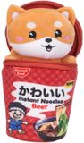 Top1Toys Kawaii Instant Noodles - Beef Corgi knuffel - 17 cm - Pluche
